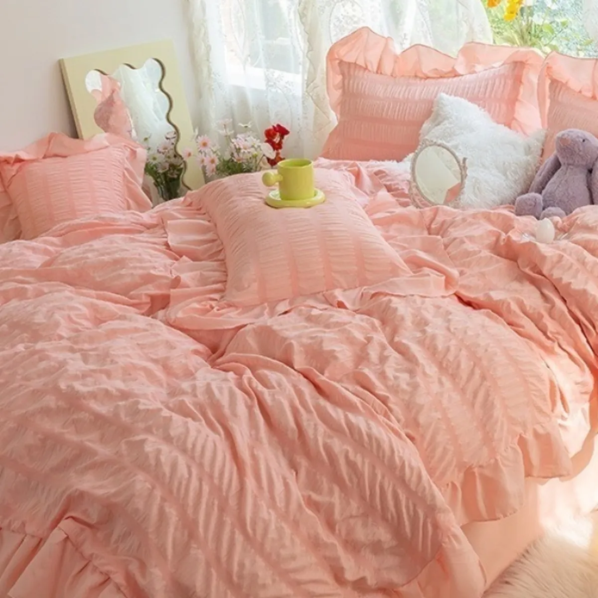 HOMER DESIGN - Set Ropa De Cama Sabanas +funda De Plumon 1.5 Plazas hspps3