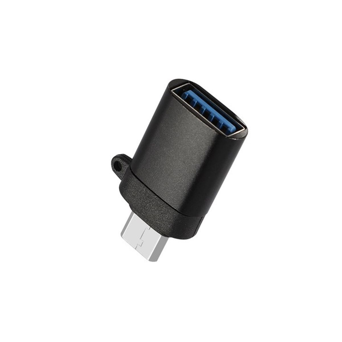GENERICO - Adaptador Usb 3.0 Tipo C Macho Tipo A Hembra Otg Negro
