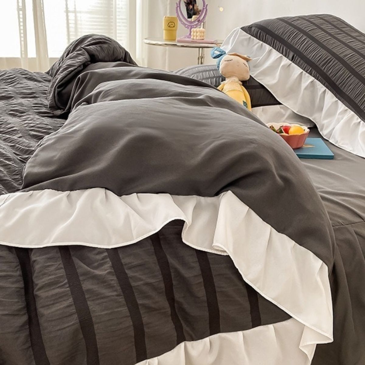 HOMER DESIGN - Set Ropa De Cama Sabanas +funda De Plumon 1.5 Plazas hspps4