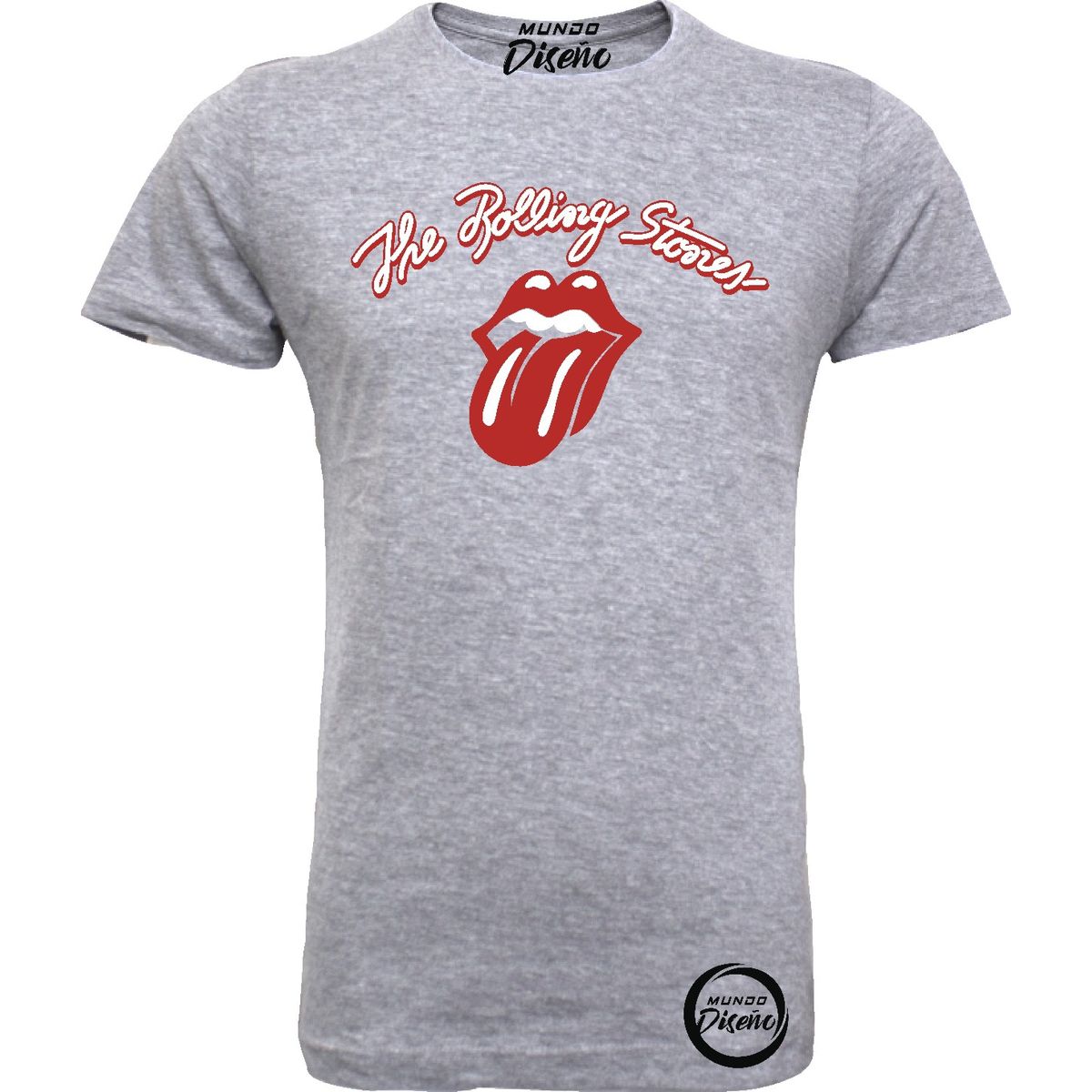 MDC - Polera De Hombre Manga Corta Rolling Stones  Clasico