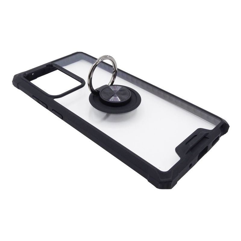 GENERICO - Carcasa Transparente Con Anillo Para Samsung Note 20 Ultra