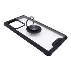 GENERICO - Carcasa Transparente Con Anillo Para Samsung Note 20 Ultra