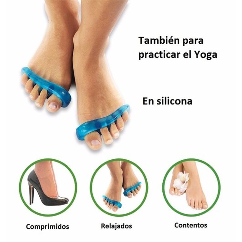 GENERICO - Separador Decontractor Silicona Dedos Pies