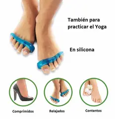 GENERICO - Separador Decontractor Silicona Dedos Pies