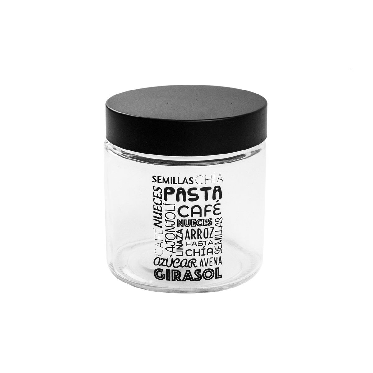 DECO EXPRESS - Frasco Vidrio Black 12 Cm