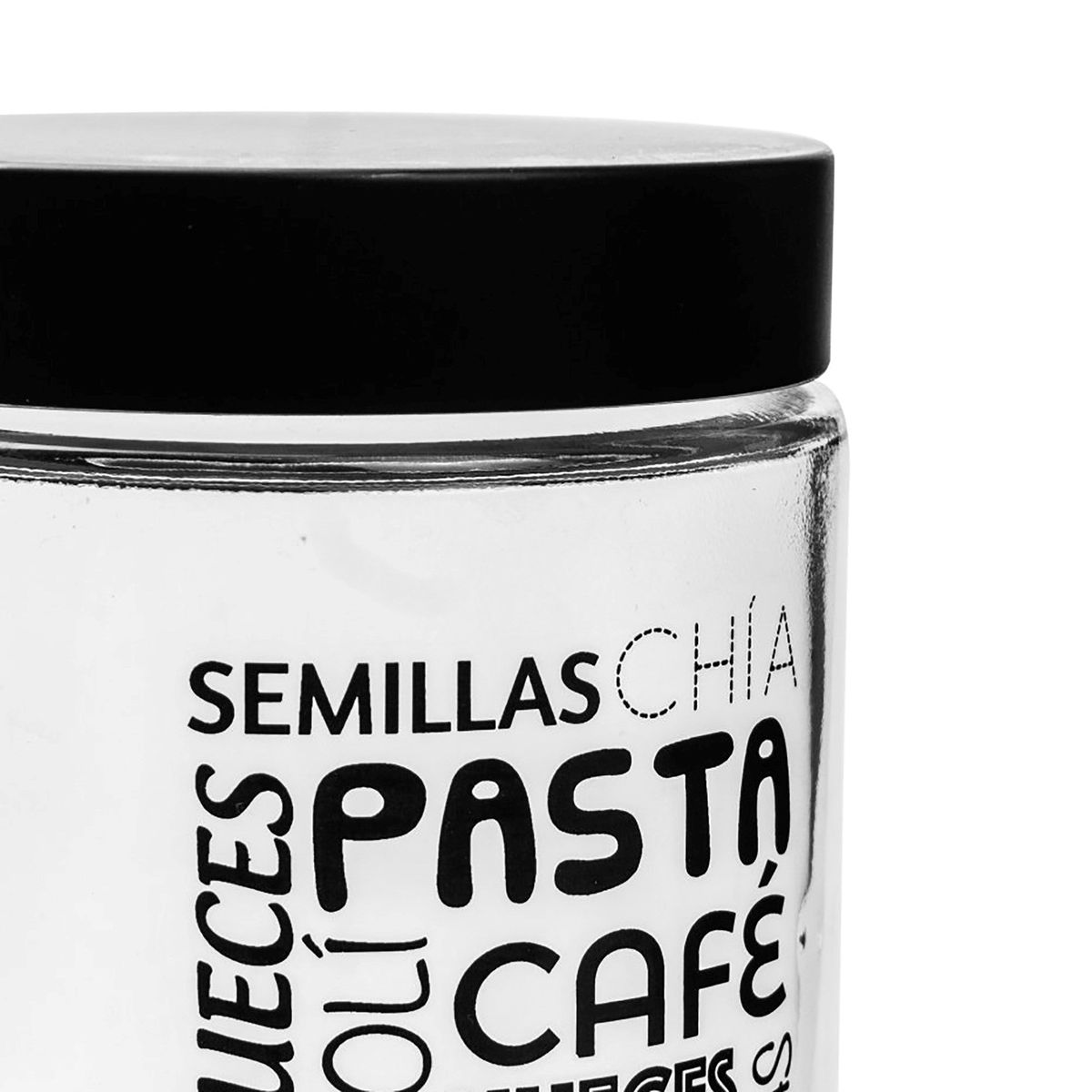 DECO EXPRESS - Frasco Vidrio Black 12 Cm