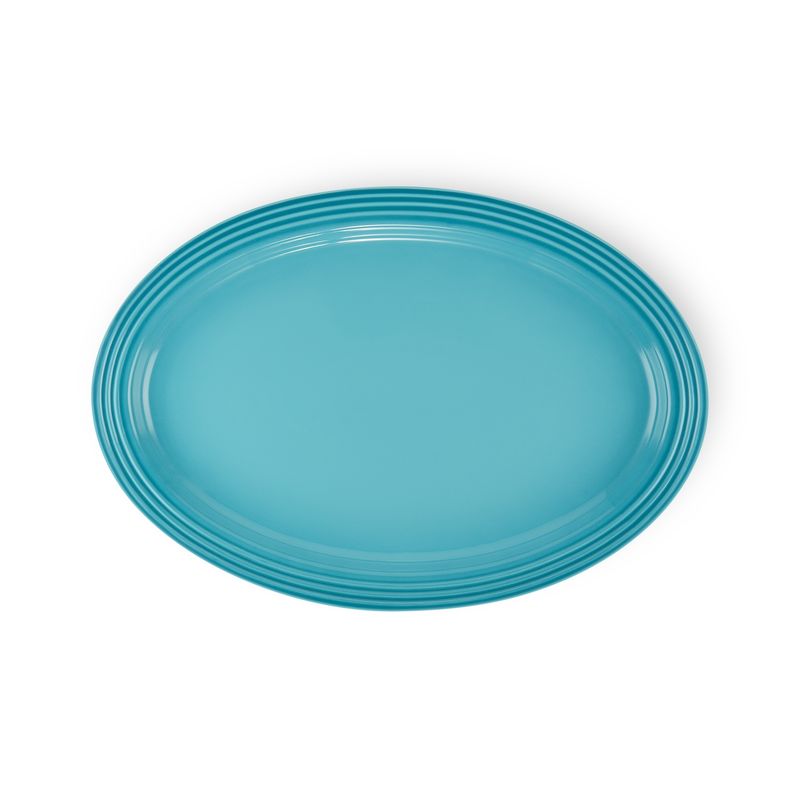 LE CREUSET - Bandeja Oval Vancouver 46Cm Azul Caribe