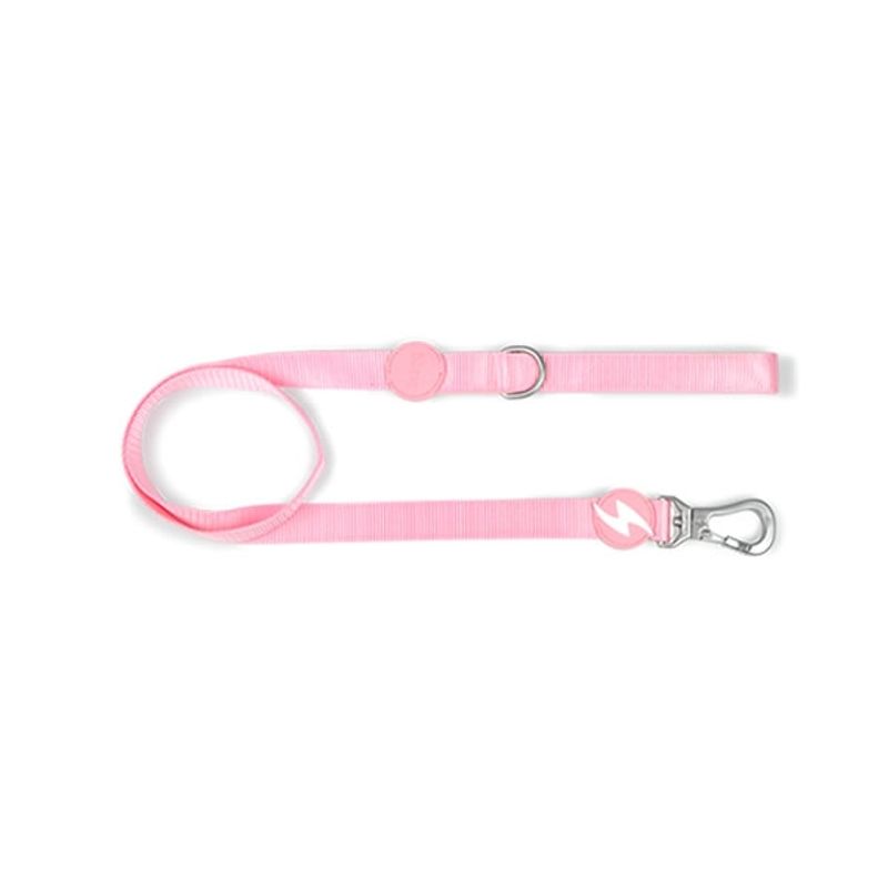 GENERICO - Dashi Solid Baby Pink Correa Perro - Large