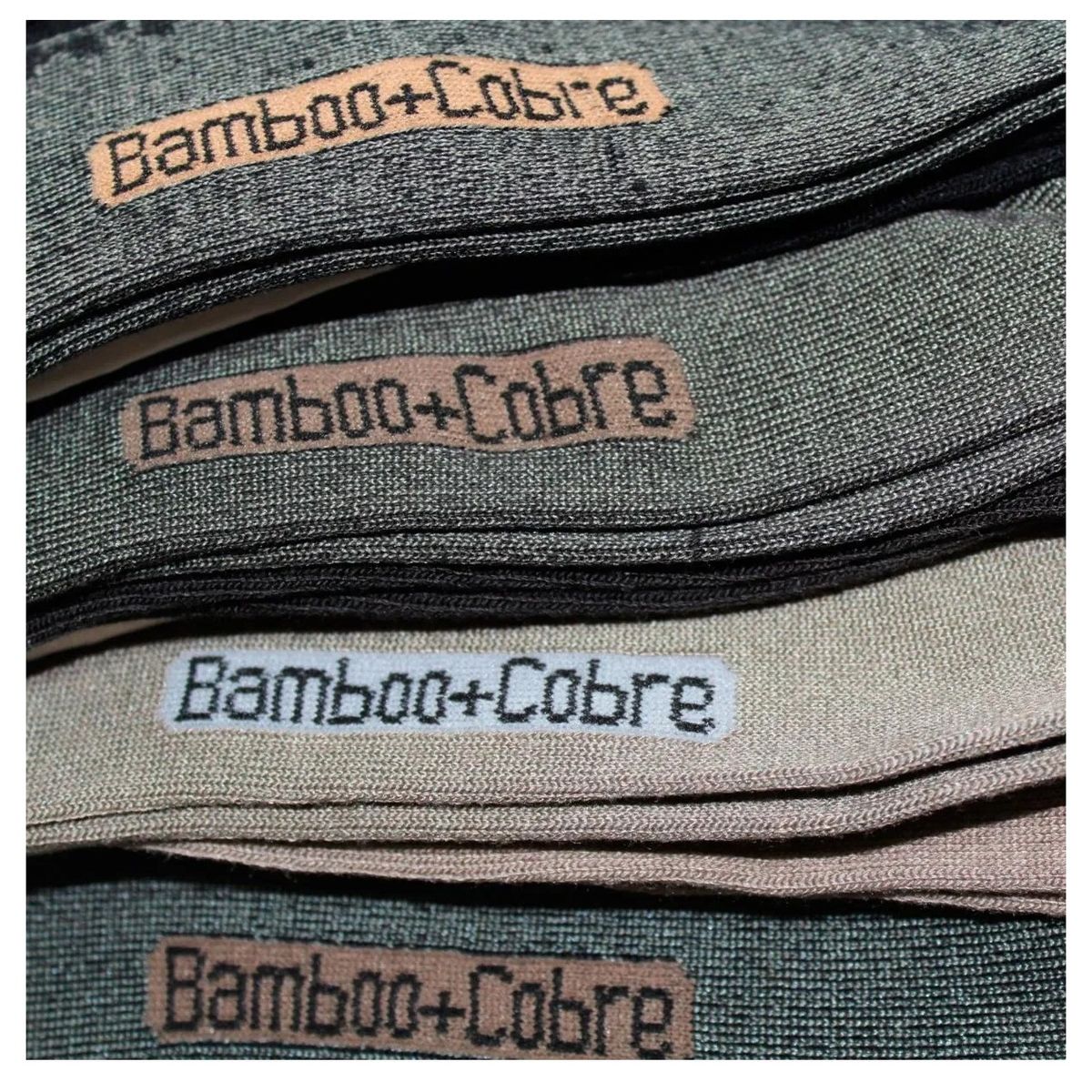 GARSIL - Calcetines De Vestir Con Fibra De Cobre y Bambú Sin Costuras Hombre