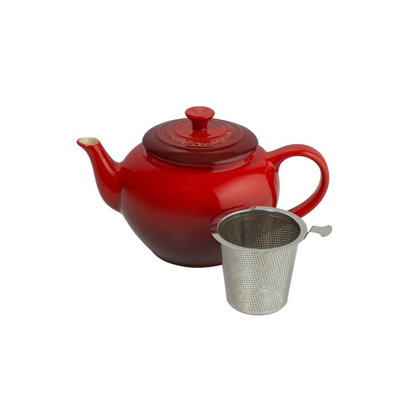 LE CREUSET - TETERA CON INFUSOR ACERO INOX CEREZA 13L