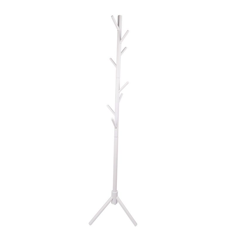 GENERICO - Perchero De Madera Con 9 Ganchos, Estilo Árbol Blanco
