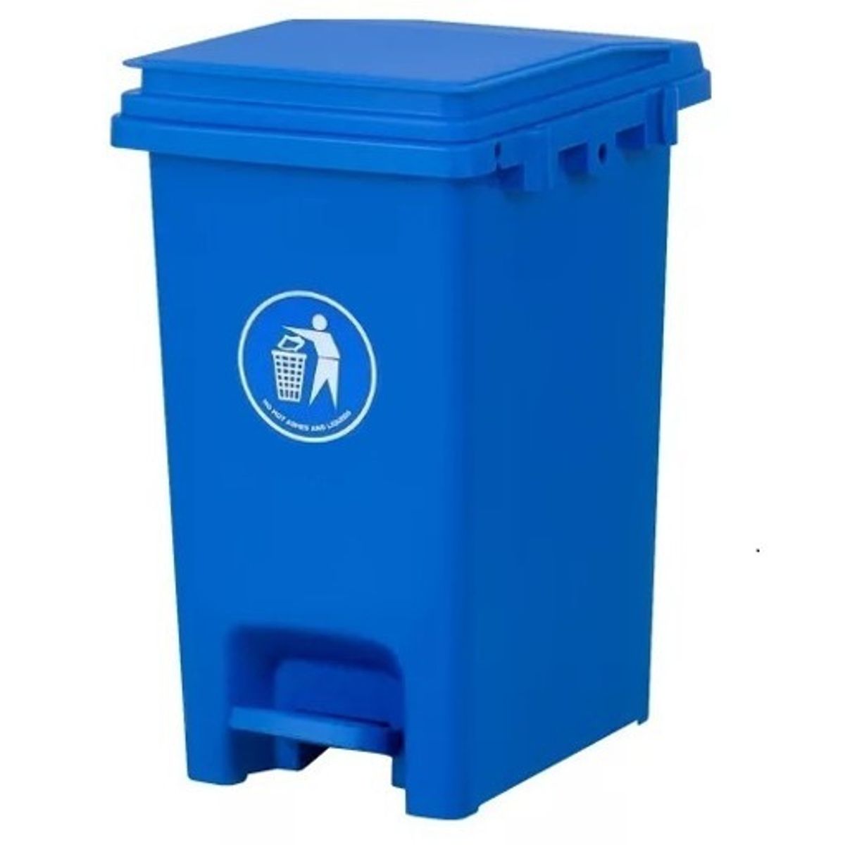GENERICO - Basurero Contenedor De Basura 20 Litros Con Pedal - Azul