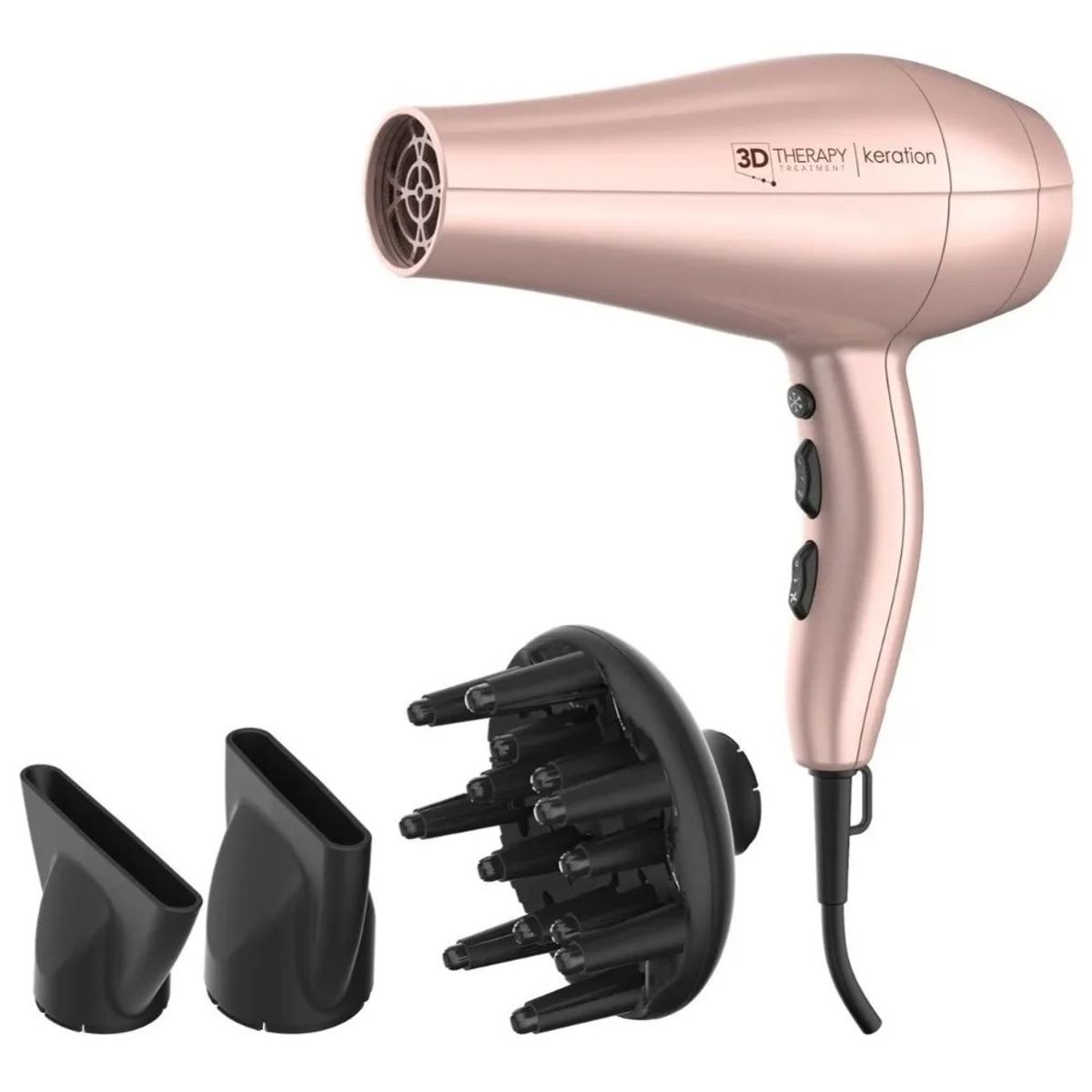 GAMA - Secador De Pelo Profesional Gama Diva 3d Keration Protege Keratina