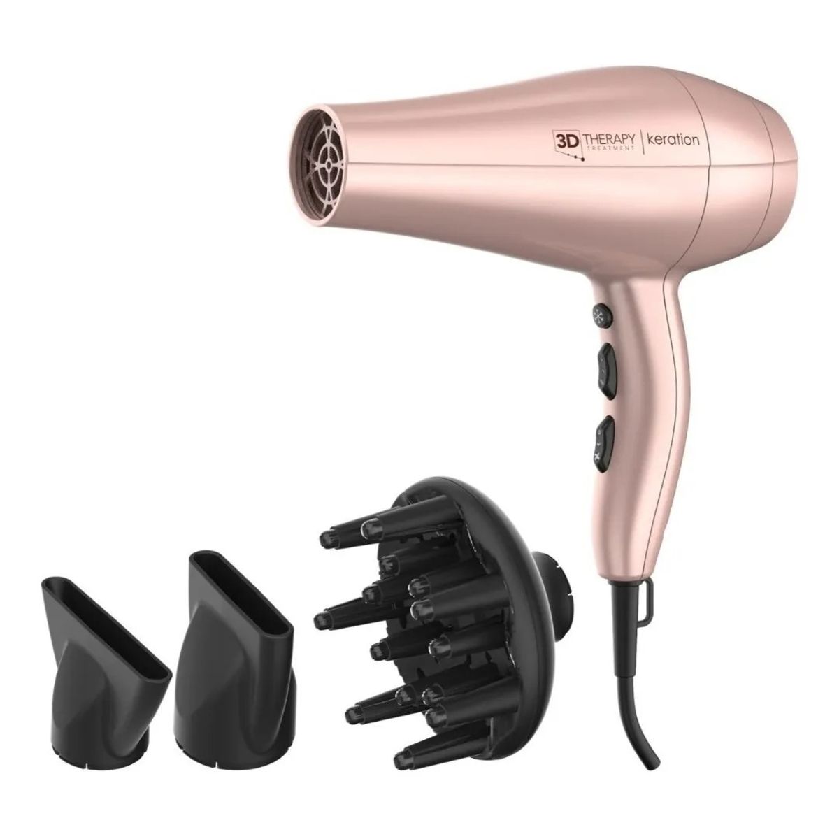 GAMA - Secador De Pelo Profesional Gama Diva 3d Keration Protege Keratina