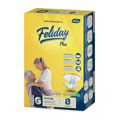 FELIDAY - Pañales Adulto Plus Incontinencia Mod A Fuerte 64u G