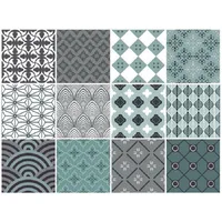 Azulejos autoadhesivos transparentes Menta