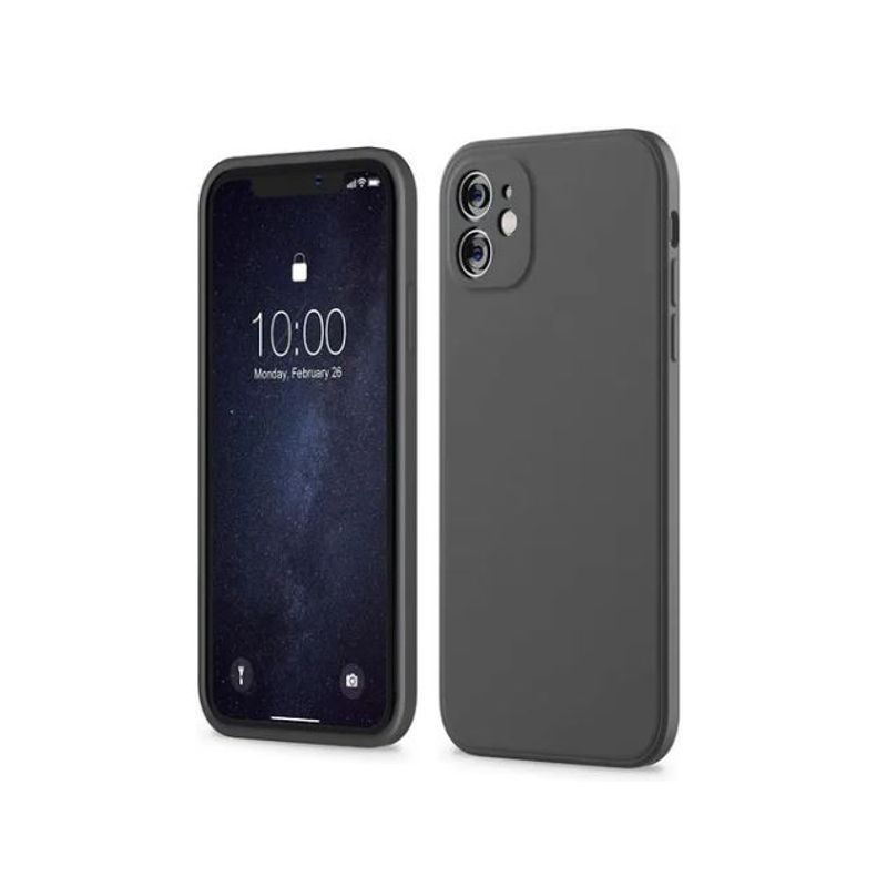 CELLBOX - Carcasa de Silicona con Protector de Cámara para iPhone 11 - Gris…