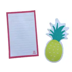VILLAGE - Notas adhesivas 200 hojas Piña y Rectangular Lineal