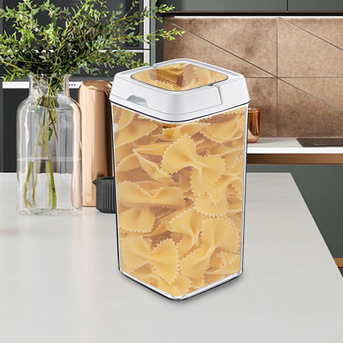 INSPIRACCI - CONTENEDOR HERMÉTICO 2 LT LOCK CRYSTAL