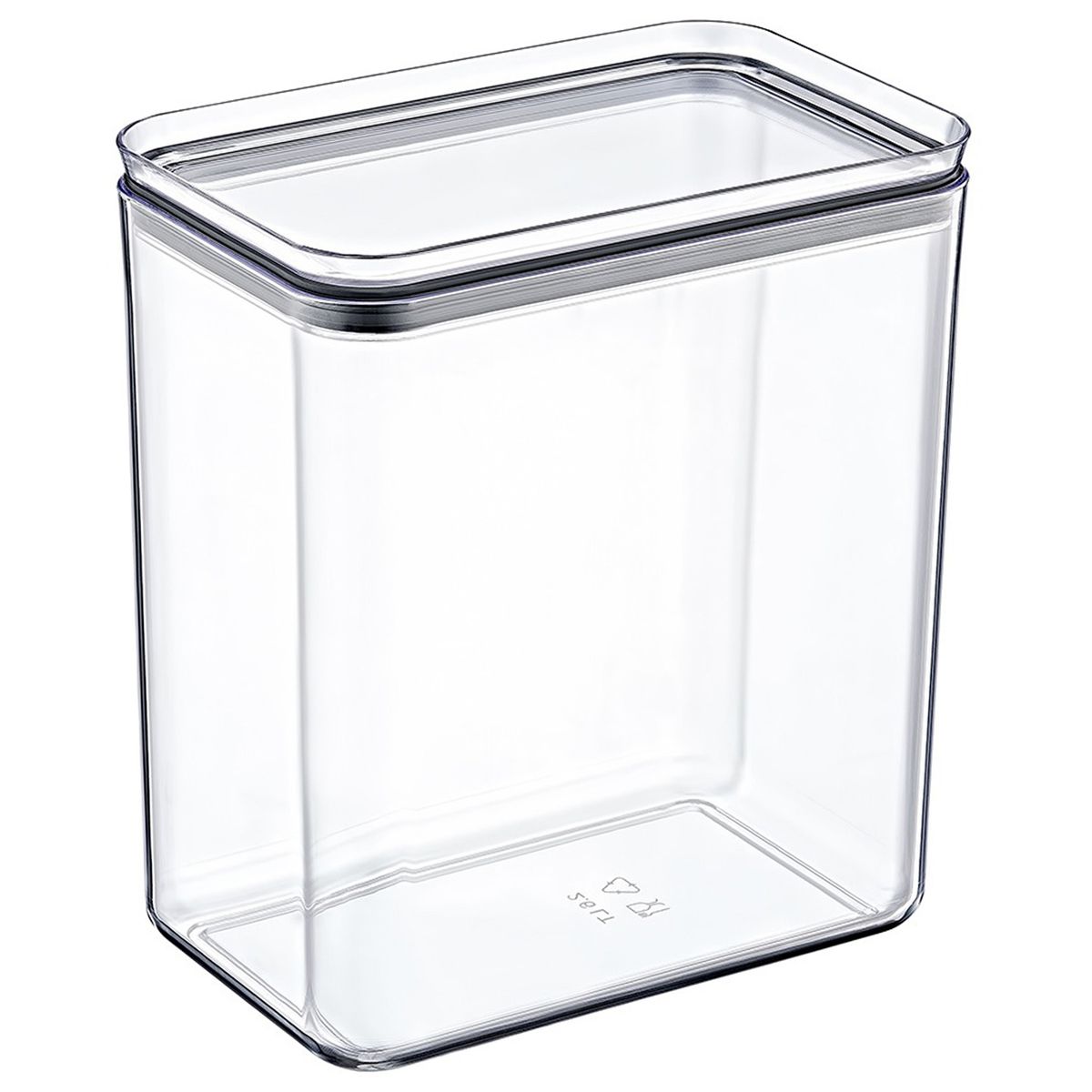 INSPIRACCI - CONTENEDOR HERMÉTICO 2,6 LT CRYSTAL RECTANGLE