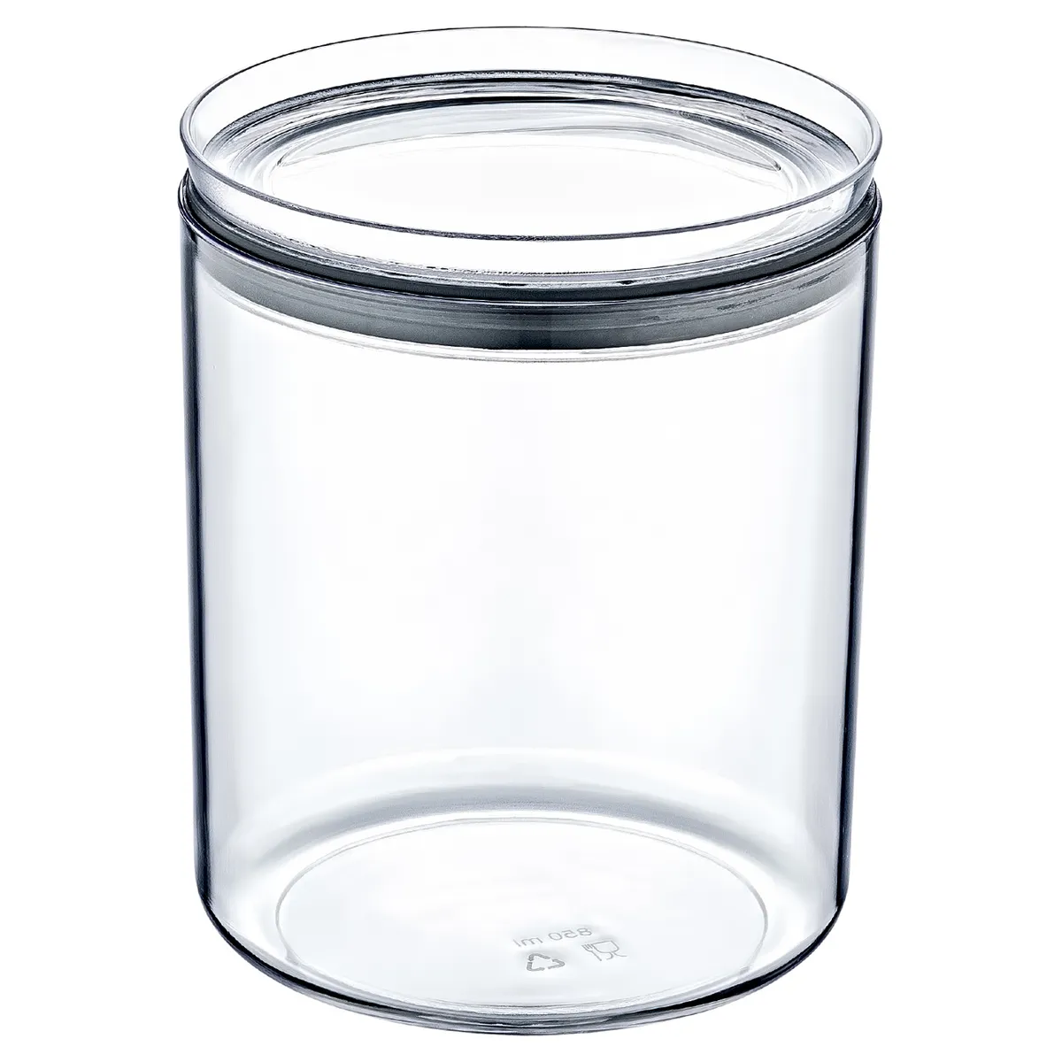 INSPIRACCI - CONTENEDOR HERMÉTICO 0,85 LT CRYSTAL ROUND