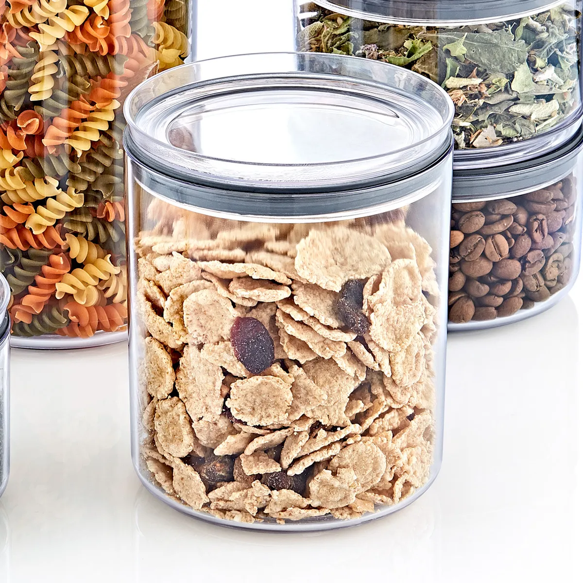 INSPIRACCI - CONTENEDOR HERMÉTICO 0,85 LT CRYSTAL ROUND