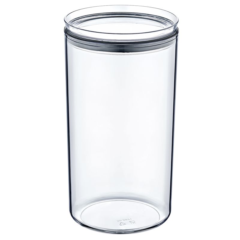 INSPIRACCI - CONTENEDOR HERMÉTICO 1,25 LT CRYSTAL ROUND