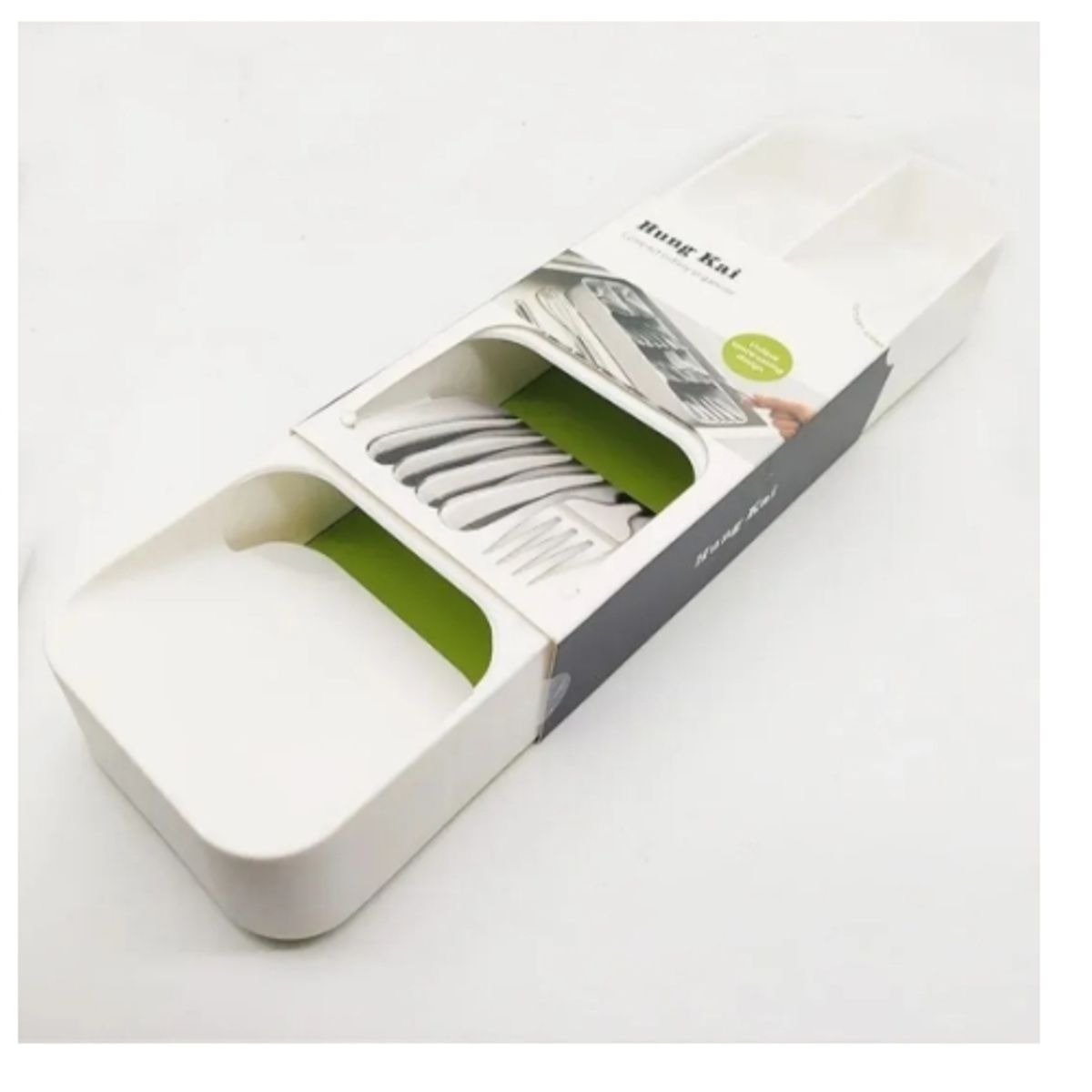 GENERICO - Bandeja Organizadora Para Cubiertos Cocina 39x10 Cms color crema