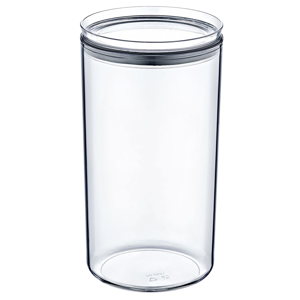 INSPIRACCI - CONTENEDOR HERMÉTICO 1,6 LT CRYSTAL ROUND