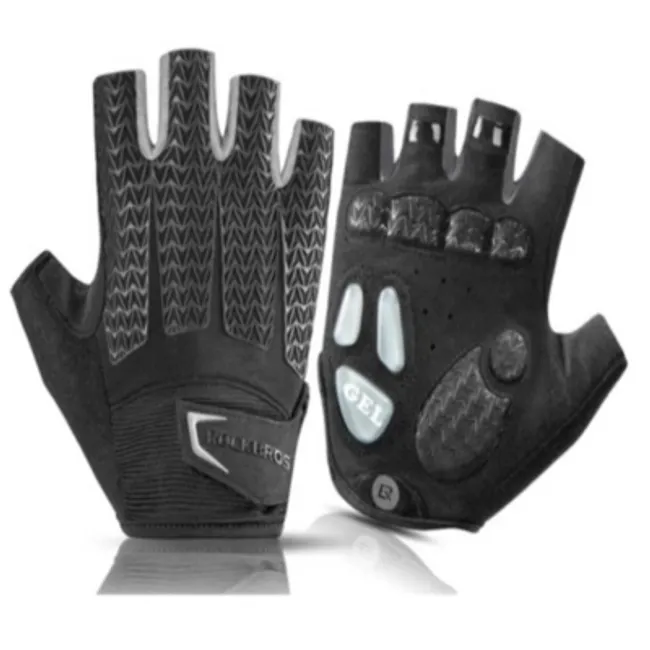 ROCKBROS - Guantes Con Gel Rockbros Mtb Ruta Sin Dedos Bicicleta
