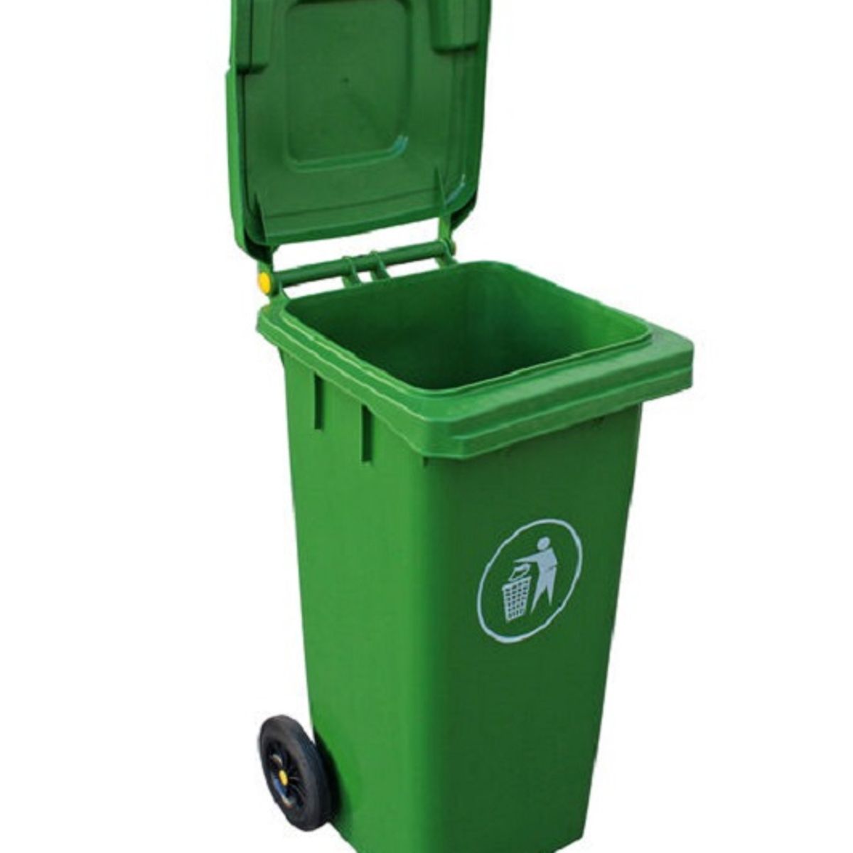 GENERICO - Basurero Contenedor De Basura 360 Litros Con Ruedas - Verde