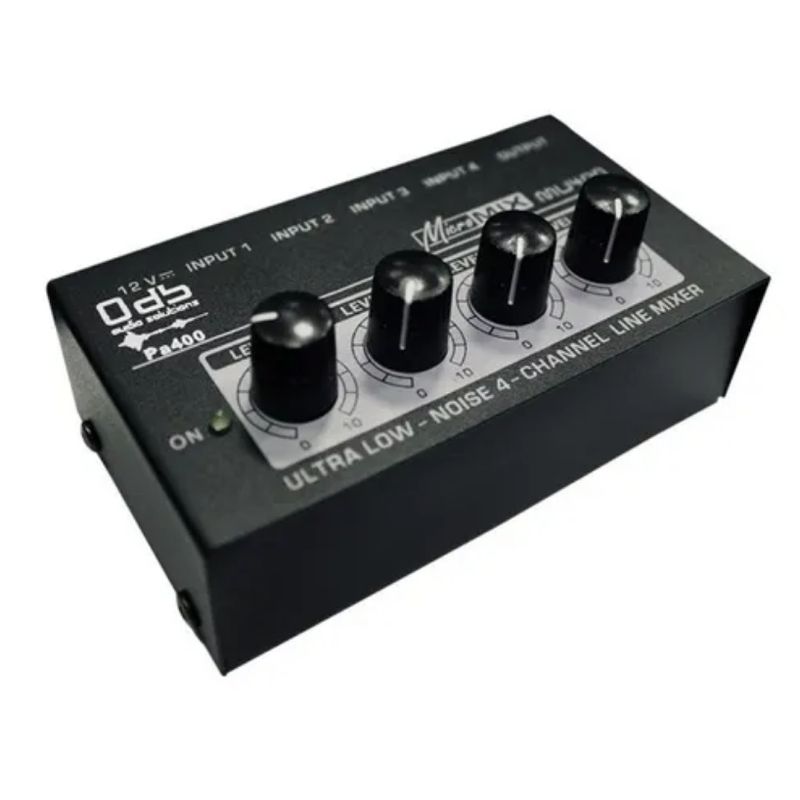 GENERICO - Mezcladora Micro Mix Mu400 4 Canales
