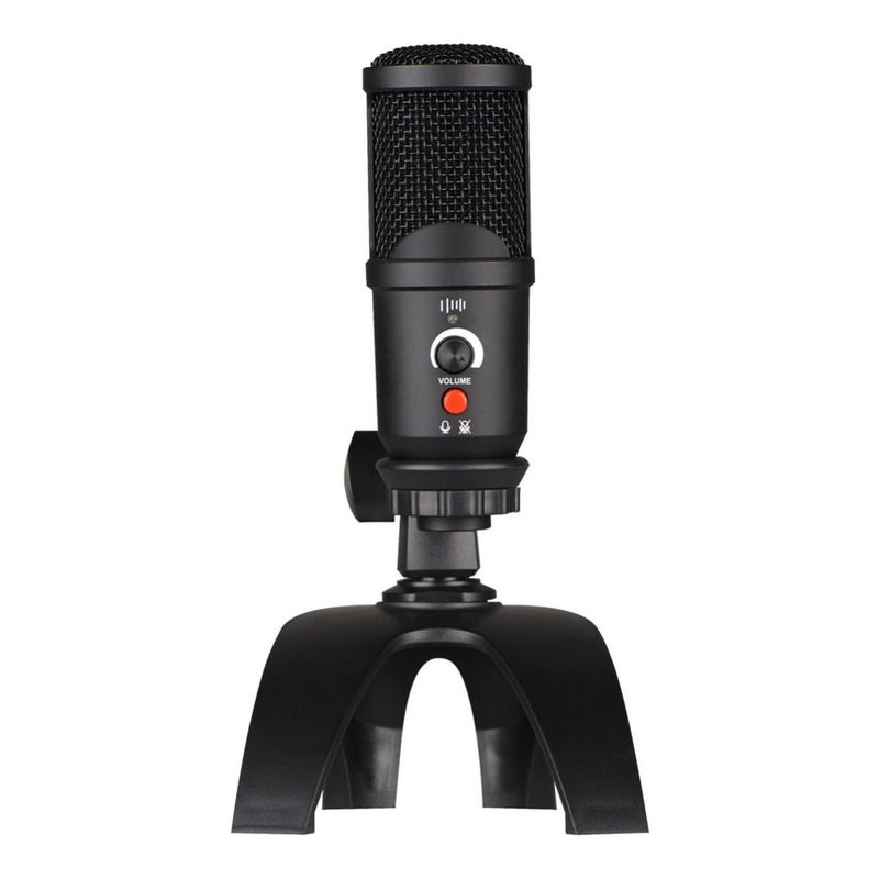 LINKON - Microfono Condensador Cardioide Linkon Usb Tripode Vol Mute
