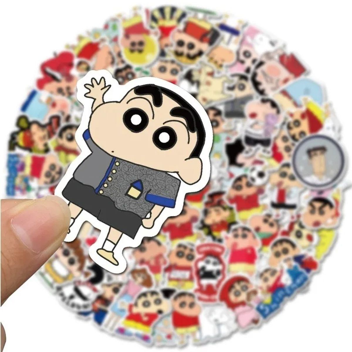 GARSIL - 50 Stickers De Shin-chan - Etiquetas Autoadhesivas