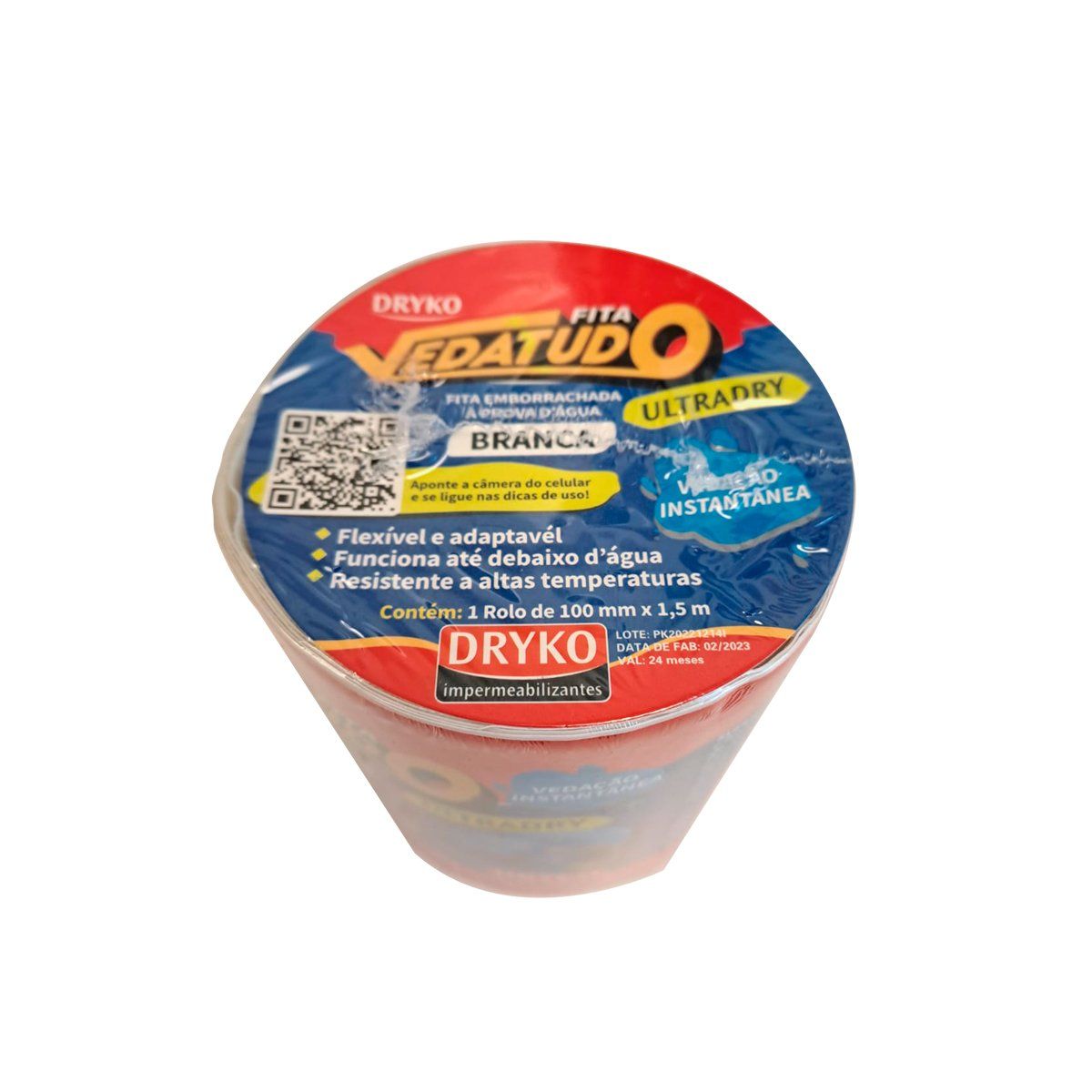 GENERICO - Parche para piscinas Dryko Vedatudo Cinta Ultradry Blanco 100mm X 150cm