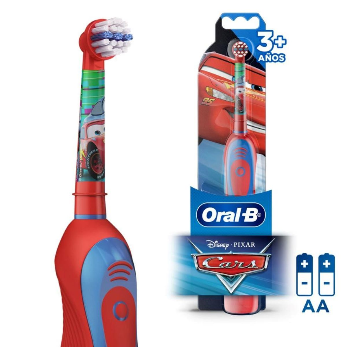 ORAL B - Cepillo De Dientes Eléctrico Oral-B Cars 2 pilas AA