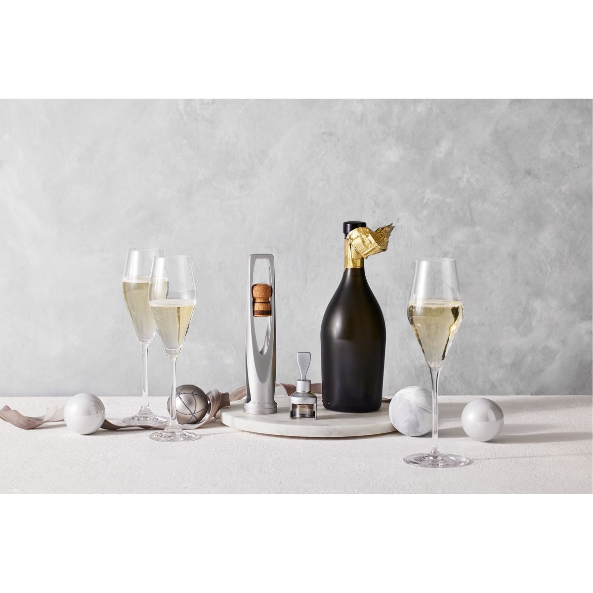 LE CREUSET - Le Creuset Abridor Cava Metalico Satinado