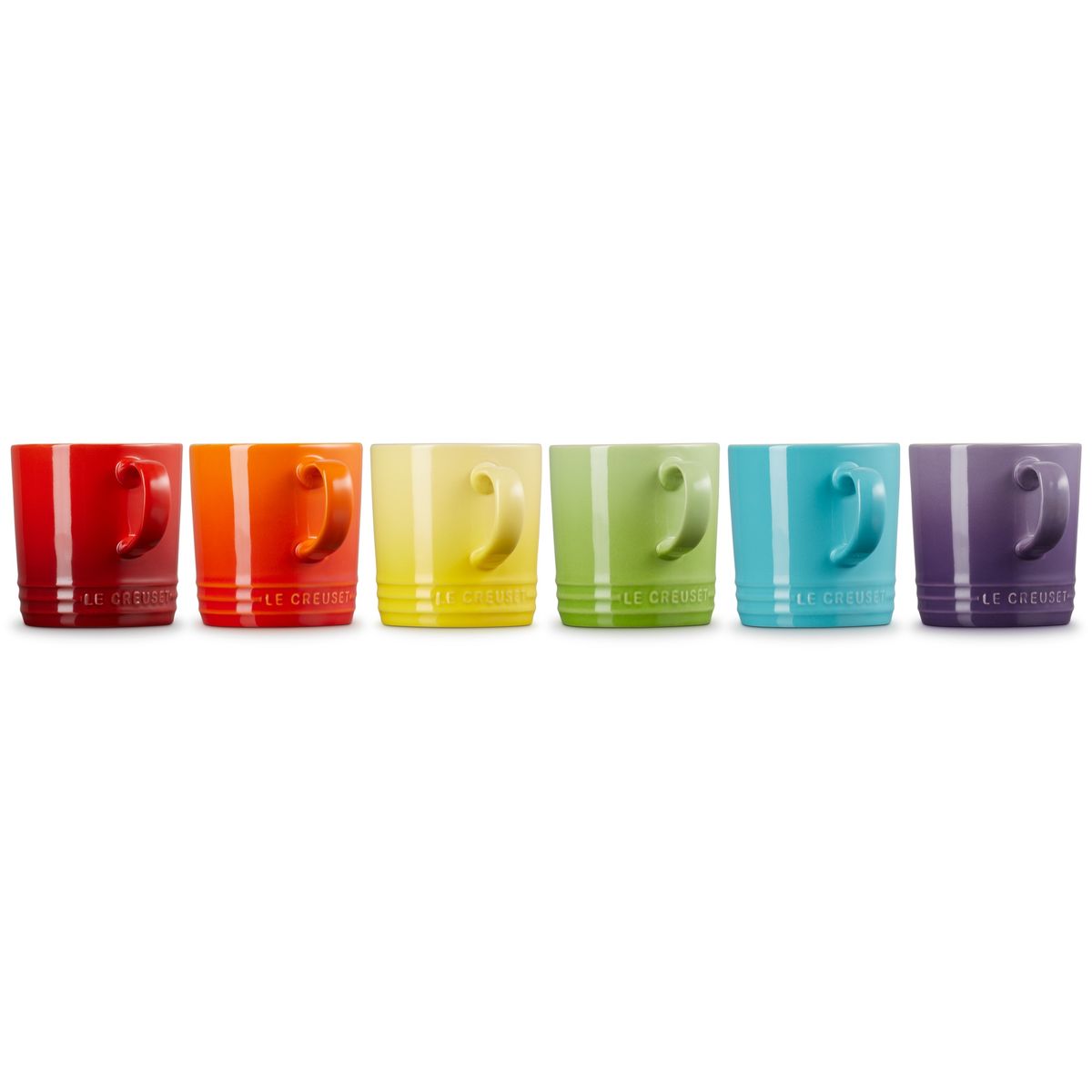 LE CREUSET - Le Creuset SET 6 TAZAS ARCOIRIS 350 ML Cerámica
