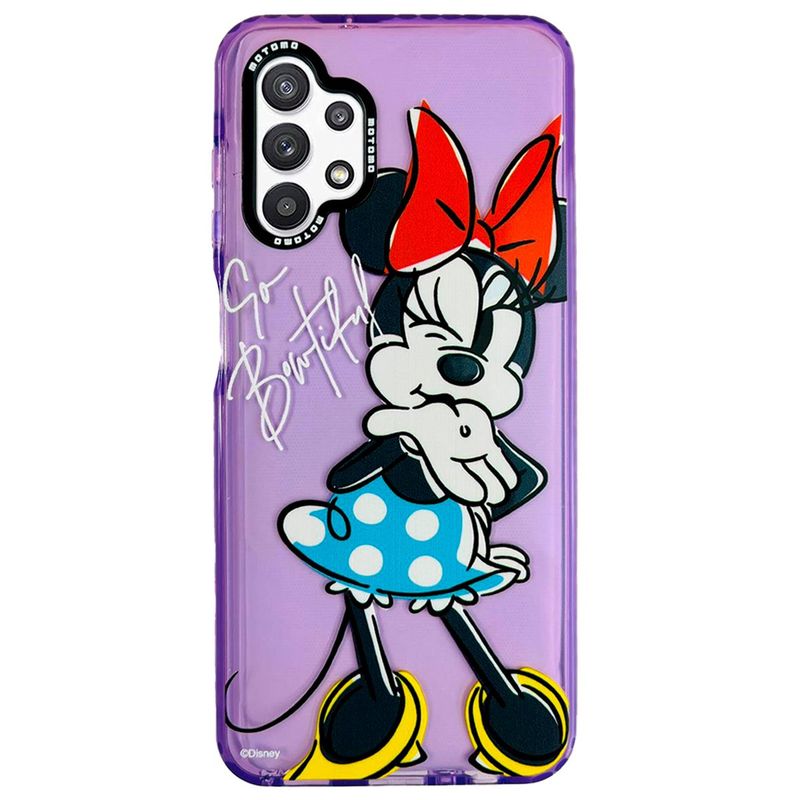 JOICO - Carcasa Para Samsung S22 Plus Diseño Disney Minnie Lila