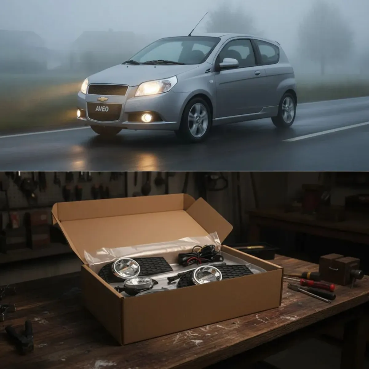 MATSUMOTO - Kit Neblineros Aveo Hatchback 2009 - 2015