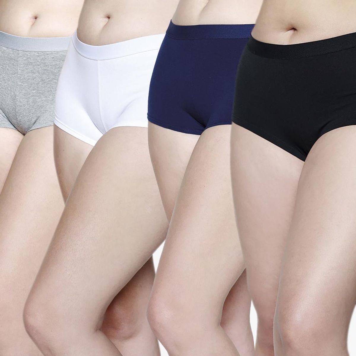 KAYSER - Pack 4x Pantaleta Algodón P414011M-AZU Kayser KAYSER