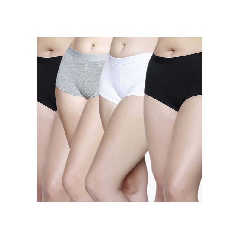 KAYSER - Pack 4x Pantaleta Algodón P414.011M-NEG Kayser KAYSER