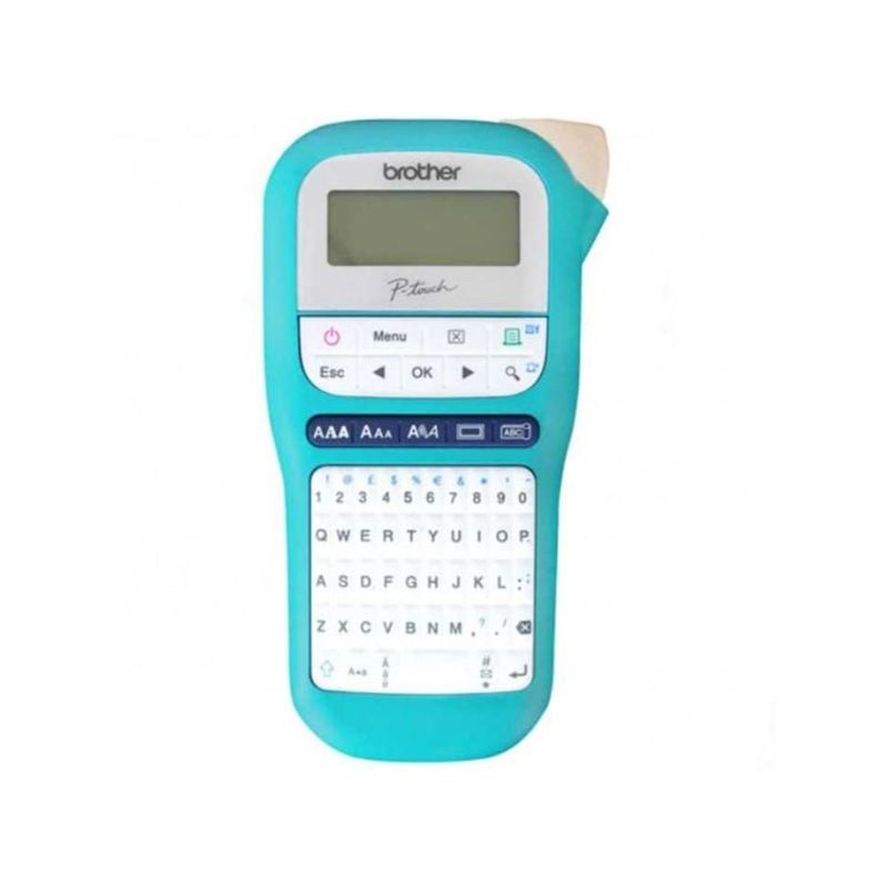 BROTHER - Rotuladora Electrónica Portátil PT-H110 Turquesa