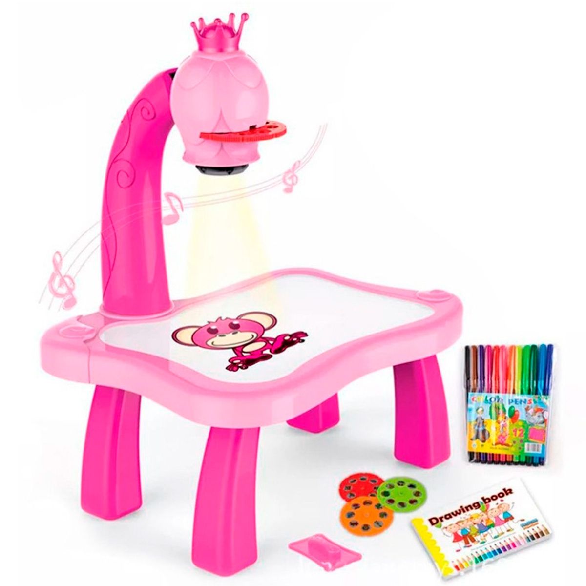 GENERICO - Proyector Mesa Dibujar Colorear Didáctico Niños