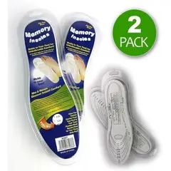 GENERICO - Pack 2 Pares Plantillas Con Memoria Viscoelastica