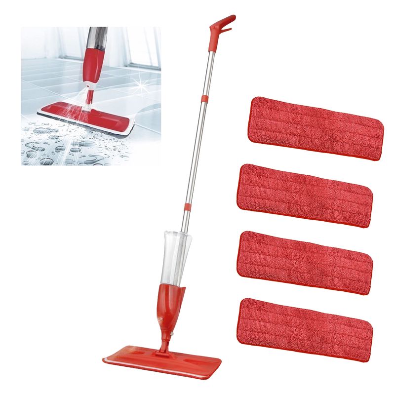 POWER FORCE - Mopa C/Sistema Dispensador Spray + 4 Repuestos