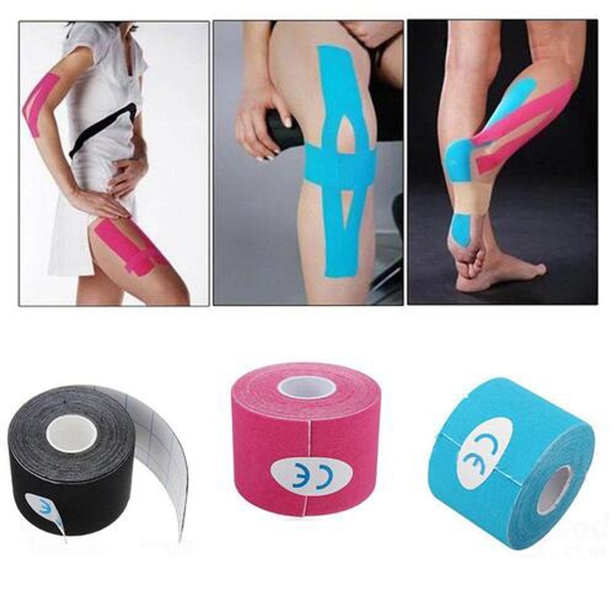 GENERICO - Cinta Tape Kinesiologico Para Vendaje Neuromuscular