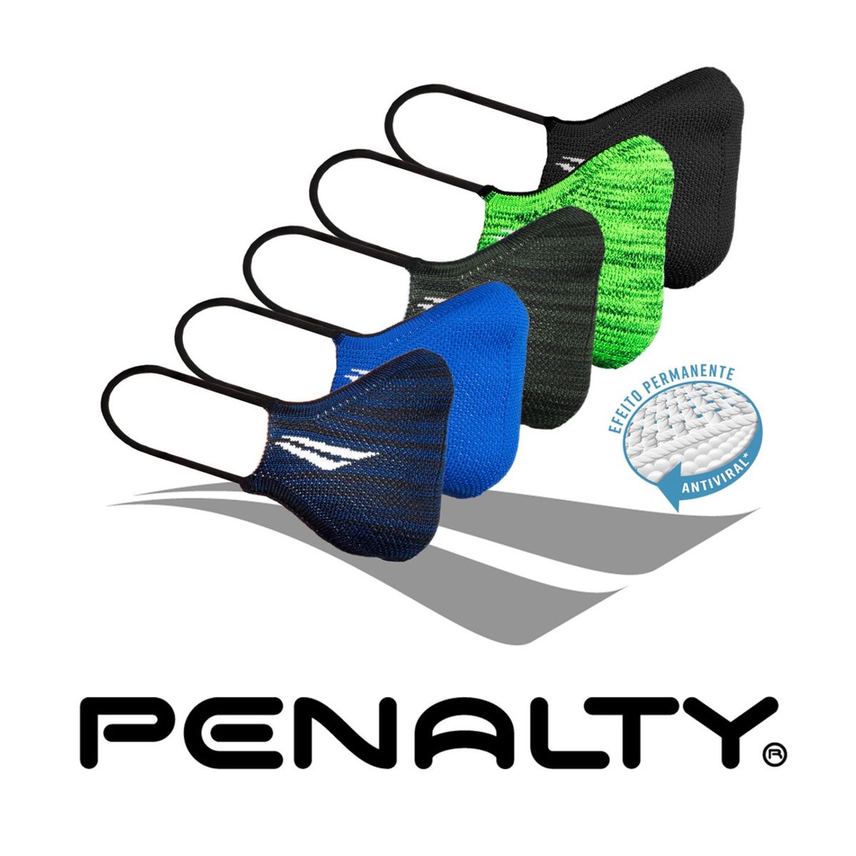 PENALTY - Mascarilla Deportiva Penalty Block Traino Verde Manzana