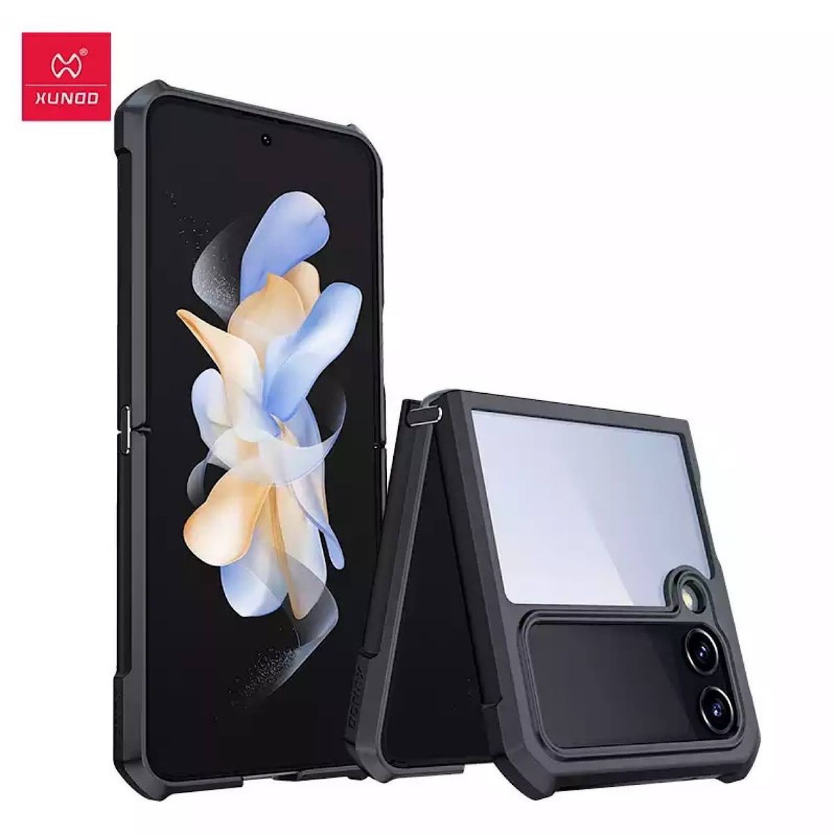 XUNDD - Carcasa XUNDD Para Samsung Z Flip 4 + Protector Camara