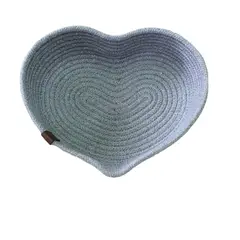 TELARES DE ESTILO - Canasto Corazón - Organizador - Decorativo - Cesta - Pocillo Terraza